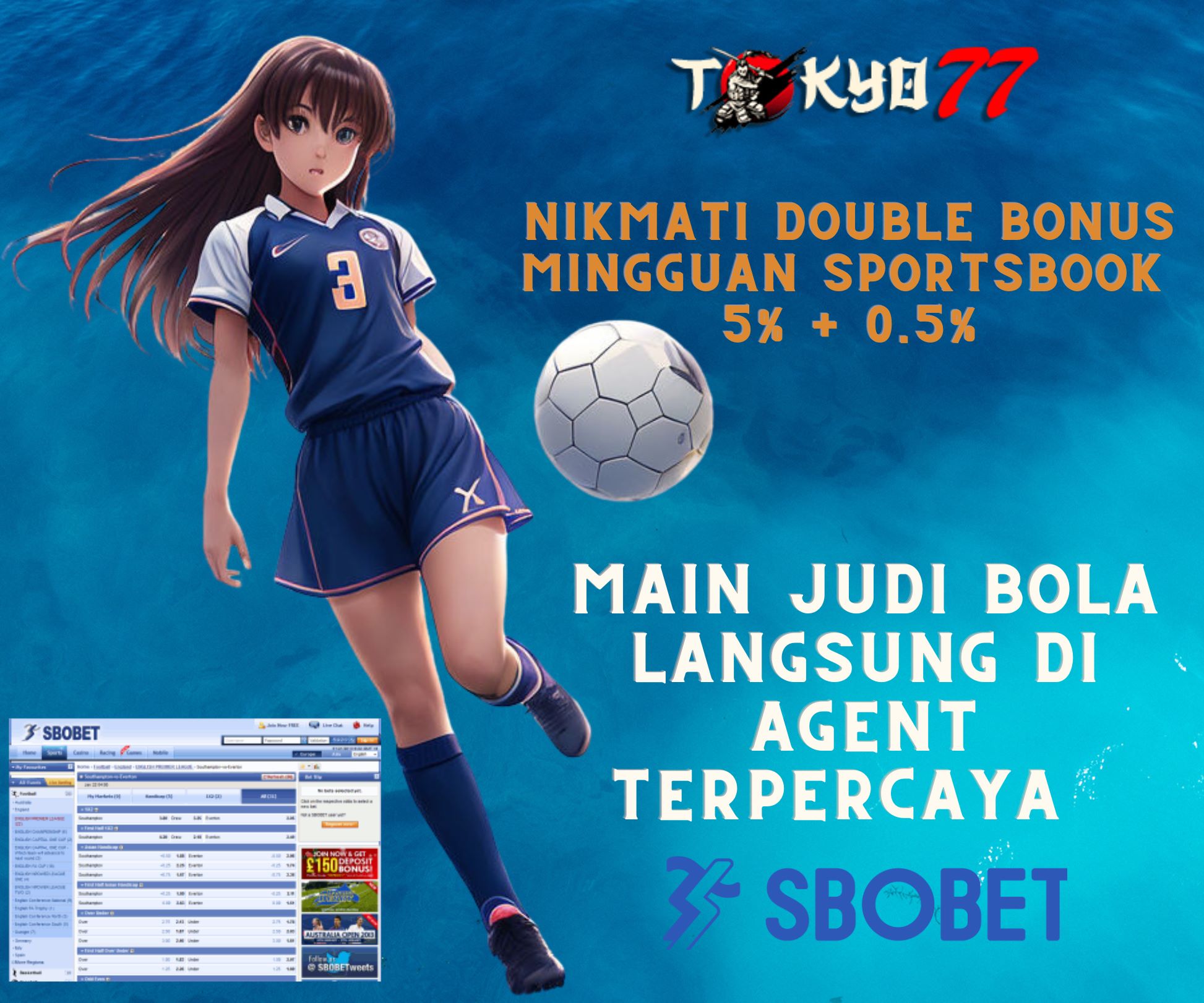 Types of Online Football Gambling Bets Available at Sbobet